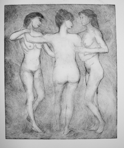 three graces 1920 12 x 9